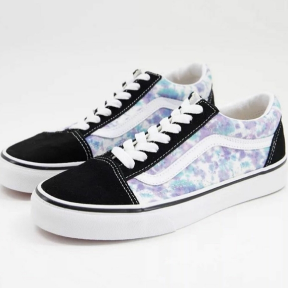 Vans Shoes Vans Old Skool English Lavender Tie Dye Sneaker Poshmark